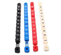 BESPORTBLE 4 pièces Compteur de Score Foot Plastique Unité de Score Résistante pour Table de Football de Table Accessoire de Suivi de Points pour Maison Bureau et Fête