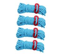 BESPORTBLE 4 pièces Corde de Tente Épaisse Réfléchissante pour Camping Randonnée Corde Robuste et Multifonction pour Aventure Plein Air Kit Léger et Portable