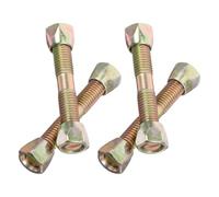 BESPORTBLE 4 Pièces Crochet de Balançoire pour Panier Suspendu, Métal, Or | Vis de Fixation du Palier Oscillant, Usage, pour Adultes et Garçon et Filles, Toutes Saisons