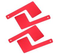 BESPORTBLE 4 Pièces Drapeau de Boîte aux Lettres Mini en Acrylique Rouge