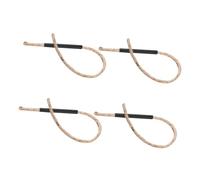 BESPORTBLE 4 Pièces Fusible Corde De Départ De Feu Recharge Mèche Allume-feu à Grosse Corde Trousse en Jute pour Allumer Le Allume- Étanche Alliage D'aluminium