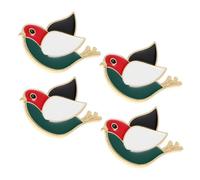 BESPORTBLE 4 Pièces Insigne broche Accessoires de fête palestinienne Broche nationale de Palestine épinglettes du drapeau de la Palestine remise des diplômes en palestine pays badges alliage