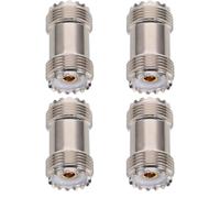 BESPORTBLE 4 pièces Kit Connecteurs Coaxiaux UHF Mâle et Femelle Adaptateur Fréquence Radio pour Antenne Radio Amateur Réseau et Radio