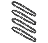 BESPORTBLE 4 pièces Kit de Chenilles Caoutchouc de Remplacement pour Robot Télécommandé et Modèle de Accessoires DIY pour Réparation et Amélioration de Voiture à Chenilles