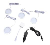 BESPORTBLE 4 Pièces Lampe D'exposition pour Placard 12v PC Aluminium 6063