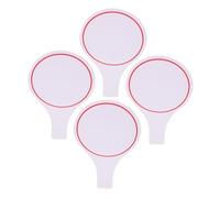 BESPORTBLE 4 pièces Lot de Pagaies Effaçables à Main pour Juges Tableau de Score Portable Mousse et Réutilisable pour Compétitions et Performances Plein Air