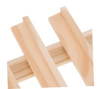 BESPORTBLE 4 Pièces Lot de Supports Bois pour Dominos et Lettres Base Dexposition Multifonction pour Jeux et Décoration Intérieure Rack et Robuste avec Bords Lisses pour Apprentissage et