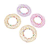 BESPORTBLE 4 pièces Mandala Wire Toy Panier Flexible Fil Métallique Décoration Maison et Fête Relaxation Sensorielle Couleur Aléatoire Couleur Aléatoire