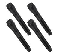 BESPORTBLE 4 pièces Microphone Garçon Fille de Micros Factice Réalistes pour Jeu de Rôle Karaoké et Fête Anniversaire Stimule Imagination Soi Design et