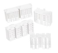 BESPORTBLE 4 Pièces Miniature Building Model Non Peintes Décoration Plastique pour Maquette de Bâtiment Accessoire DIY pour Mise Scène et Création Artistique