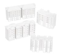 BESPORTBLE 4 pièces Miniature Building Model Set Plastic Residential Props for Table Landscaping Small Garden Decor Portable Micro Landscape Accessories
