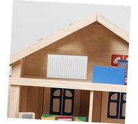 BESPORTBLE 4 Pièces Miniature Dollhouse Wall Panels Wainscoting Trim Mini Wainscot Interior Paneling for Dollhouse Wall Decoration in Living Bedroom Bathroom