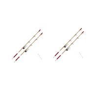 BESPORTBLE 4 Pièces Miniature Fishing Rod Model for Mini House Decor Alloy and Wood Material Realistic Desktop Fishing Pole Ornament for Living and Bedroom Accessories