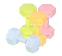 BESPORTBLE 4 Pièces Miniature Metal Dumbbell Set for Dollhouse Gym Accessories Realistic Tiny Fitness Equipment in Child-Friendly Mini Sports Props for Role Playing