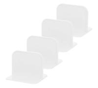 BESPORTBLE 4 pièces Playpen Stand Support Antislip Base For Playpen Fence Set Plastic Holder With Traceless Adhesive Fixing Clips For Stable Child Play