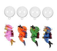 BESPORTBLE 4 Pièces Plongeur de Dessin animé orner Jouets d'aquarium mangeoire pour Poissons d'étang décoration Aquarium décoration pour Aquarium décorations flottantes pour Aquariums résine