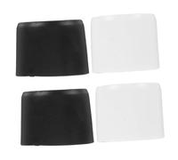 BESPORTBLE 4 Pièces Protections PVC pour Porte à Inserts Antirayures Étanches Accessoires Robustes pour Tube de Support Protège la Poussière et Lhumidité Facile à Installer