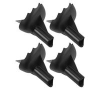 BESPORTBLE 4 Pièces Protège-Embout Tungstène et de en Acier de Randonnée Nylon Bâton Embouts Antidérapants Bruit pour Bâtons de Ski et Randonnée