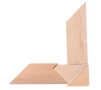 BESPORTBLE 4 pièces Puzzle T Bois Jeu Éducatif de Logique Casse-tête Bloc pour Garçon Fille et Adultes Stimule la Créativité Raisonnement