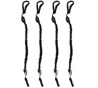BESPORTBLE 4 pièces Ropes pour Roue Abdominale Élastiques Renforcement Muscles Abdominaux Accessoires Fitness Maison et Gym