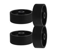 BESPORTBLE 4 Pièces Roues en Plastique PP Robustes Diamètre 61 Mm pour Chauffage de Terrasse à Gaz, Faciles à Installer, Design Compact, Remplacement pour Chauffage Extérieur Portable