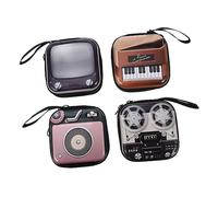 BESPORTBLE 4 Pièces Sac à Rétro Pochettes Multifonctionnelles pour Changement Électroniques Radio Projecteur Clavier