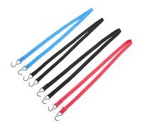 BESPORTBLE 4 Pièces Sangles Élastiques pour Bagages avec Crochets Tendeurs Plats Sangles Arrimage Utilisation Polyvalente pour Fixer Bagages Vélo Kayak Coffre De Voiture