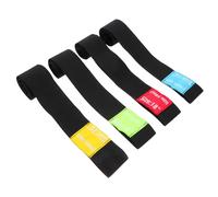 BESPORTBLE 4 pièces Set de Ceintures de Sourdine Élastiques pour Cymbales Batterie Accessoire de Pratique et Facile à Utiliser Mute Belt pour Amortissement