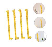 BESPORTBLE 4 Pièces Stickers Muraux Mesure de Garçon Fille Autocollants Règle Hauteur Giraffe Décor Chambre Garçon Fille Autoadhésifs Amovibles