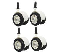 BESPORTBLE 4 Pièces Stroller Wheels Silent Swivel Stem Caster Front Back Replacement Detachable Stroller Wheel Assembly For Walker And Pram