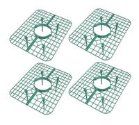BESPORTBLE 4 Pièces Support de Culture Vert pour Fraisiers en Plastique | Meilleure Aération, Drainage Autour des Fruits, Réduit les Dégâts de Pluie, pour Serrage et Potager