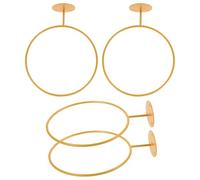 BESPORTBLE 4 pièces Support Mural Ballon Basket et Football Résistant pour Rangement et Présentation Polyvalente des Ballons