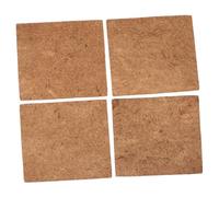 BESPORTBLE 4 pièces Tapis de Nidification Fibre de Coussin Hydratant Naturel pour Reptiles et Poules Matelas Doublure Réutilisable pour Nid Œufs et Poulailler