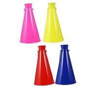 BESPORTBLE 4 pièces Trompettes Jouets pour Garçon Fille Accessoires Scène Danimation Abs Écologique Design Ergonomique sans Bavure Jeu Dambiance Réaliste pour Supporters Couleur Aléatoire