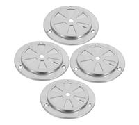 BESPORTBLE 4 Pièces Ventilation INOX pour Four Couvercle Évent Échappement Rond de Ventilation Silencieuse pour Séchage et Chauffage Rapide