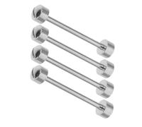 BESPORTBLE 4 Pièces Watch Strap Screw Tubes Inner Diameter Steel Pins for DIY Watch Band Repair and Lug Connection
