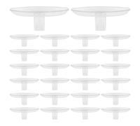 BESPORTBLE 40 Accessoires pour compositions flottantes : Supports de Fixation pour Plantes en Plastique Transparent de 50 mm, Parfaits pour bassins, bocaux et Jardins Aquatiques.