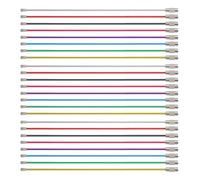 BESPORTBLE 40 Anneaux Porte-clés Câble Métallique 2,0 X 150 Mm 8 Couleurs, Lot 40 Pièces pour Étiquettes Bagages, Porte-étiquettes, Accessoires Voyage et Organisation Clés