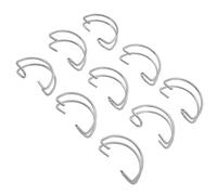 BESPORTBLE 40 Crochets de Porte de Cage en Fil d'acier Inoxydable 4 Cm, Lot de 40 Pièces, Équipements D'élevage pour Oiseaux et Petits Animaux, Crochet Simple et Résistant pour Fixation