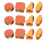 BESPORTBLE 40 pièces de Nourriture pour Jouer à la Cuisine : Ensemble de Jouets Alimentaires pour Enfants, Accessoires de Cuisine pour Enfants : Hamburgers et sandwichs factices, Hot-Dogs, toasts,