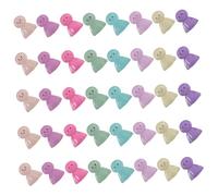 BESPORTBLE 40 pièces Doll Resin Decorations Glow in The Dark Tiny DIY Garden Ornaments for Indoor Outdoor Festival Use Couleur Aléatoire Couleur Aléatoire