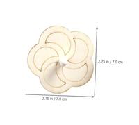 BESPORTBLE 40 Pièces Lot de Toupies Bois Naturel à Peindre Jouets DIY pour Garçon Fille Tops Non pour Créativité et Développement Cognitif