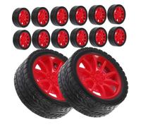 BESPORTBLE 40 Pièces Toy Car Wheels for Axles Rubber Tires for Rc Trucks Robot Models Science Experiments