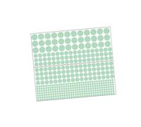 BESPORTBLE 407 pièces Autocollants Muraux Ronds Lumineux Phosphorescents Stickers Amovibles pour Chambre Garçon Fille Garçon Fille Décoration DIY Réutilisable pour Verre Carrelage