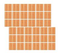 BESPORTBLE 45 Lames De Parquet en Tilleul pour Maison De Poupée Idéales pour La Création De Sols Miniatures Ces Lames De Parquet en Bois Kaki sont Parfaites pour Les Chambres De Maison De