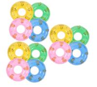 BESPORTBLE 45 Pièces Mini Swim Rings Jouets de Natation Miniatures Anneaux Flottants Thème Maison pour Décoration et Jeu Couleur Aléatoire