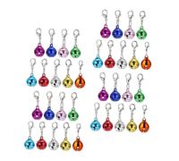 BESPORTBLE 45pièces Clochettes pour Colliers Animaux Porte-clés Pendentifs Accessoires Décoratifs pour Animaux Ensemble de Breloques Clochettes