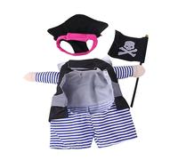 BESPORTBLE 4ensembles Chapeau De Chat Pirate pour Animaux Costume pour Chiens Et Accessoire pour Festivals Et