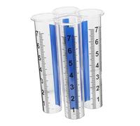 BESPORTBLE 4Pcs Pluviomètre Extérieur Tube De Remplacement pour Pluviomètre Extérieur Jauge De Conservation De L ' Eau pour Enfants Tube Jauges De Pluie