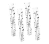 BESPORTBLE 4Pcs Tube De Mesure De Pluviomètre Tube De Mesure De Pluie pour Jauge D ' Herbe De De Pluie Pluviomètres pour Pelouse De Remplacement De en Verre